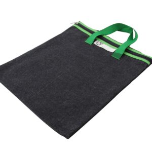 Denim library book bag